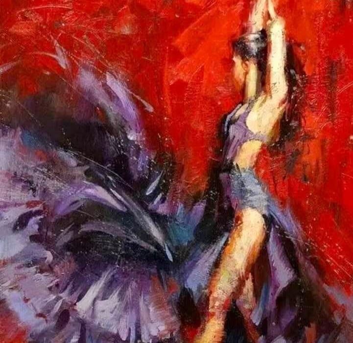Flamenco Dancer — Oil painting by Stephen Bruno