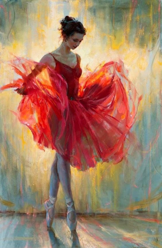 Ballerina — Oil painting by Stephen Bruno