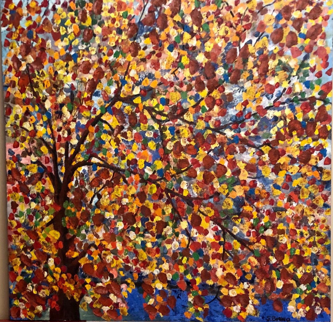 Autumn Blast — oil painting by Stephen Bruno